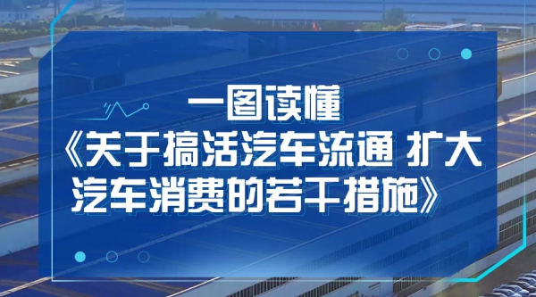 一图读懂《关于搞活汽车流通 扩大汽车消费的若干措施》